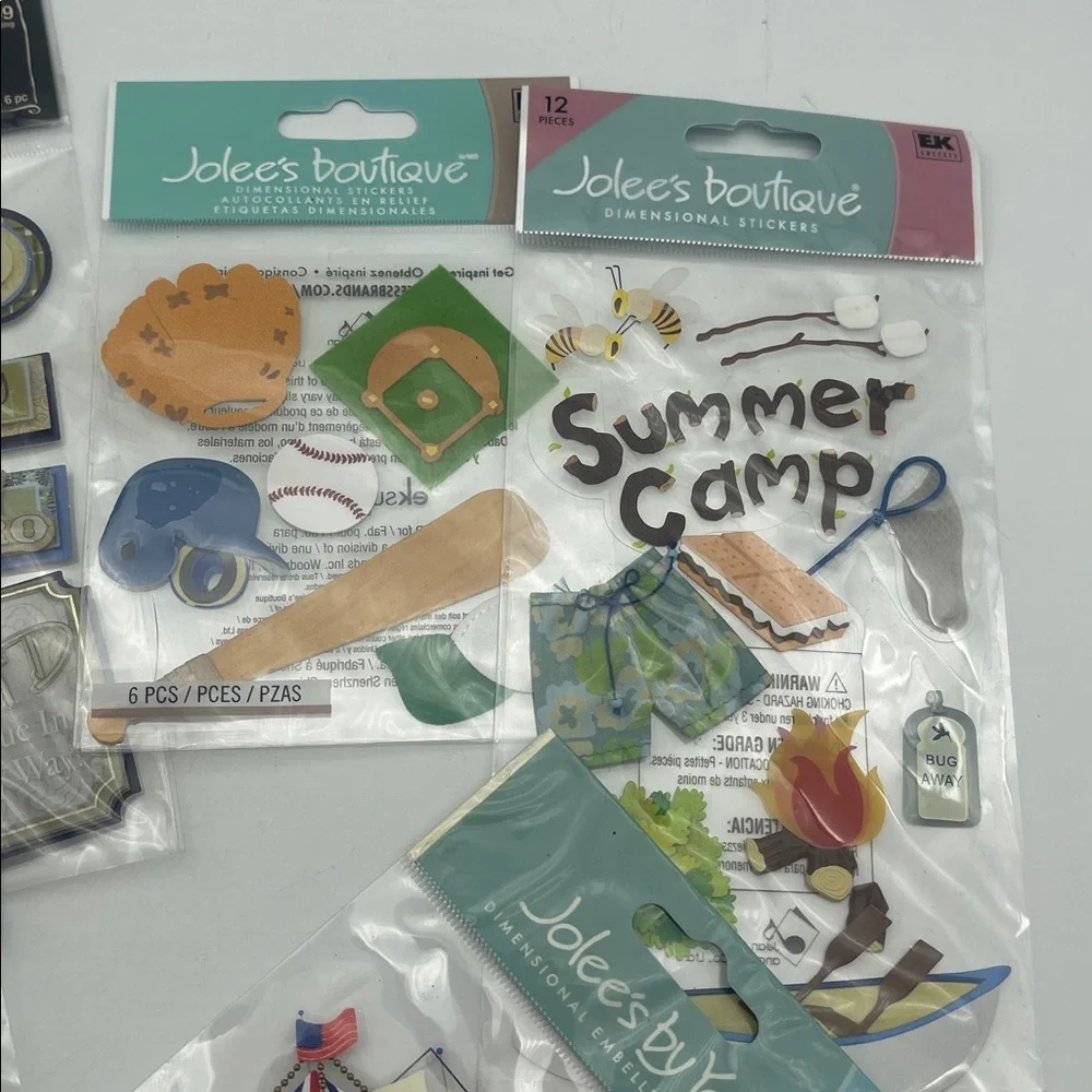 Children’s Assorted Scrapbooking Supplies Embellishments Stickers New